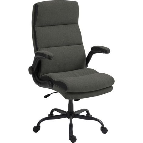 Fauteuil de bureau réglable et inclinable en tissu nylon noir - SUMMIT (1/5)