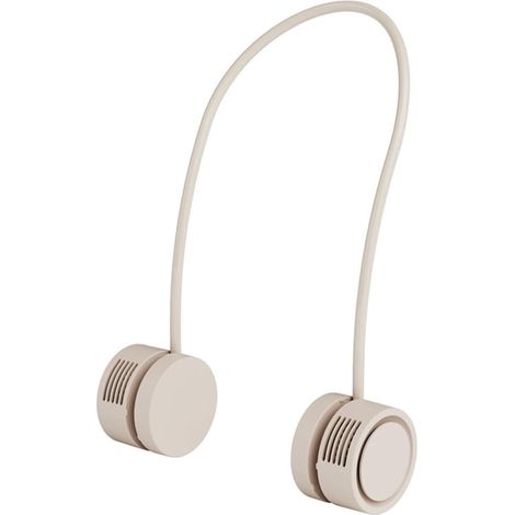 Ventilador personal de cuello，enfriador de aceites esenciales，de tamaño de bolsillo，motor giratorio silencioso，válvula de seguridad (1/5)