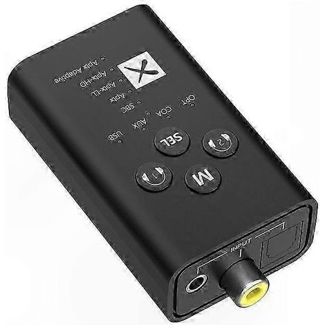 Émetteur Bluetooth 5.2 à faible latence avec prise en charge coaxiale à fibre optique et APTX pour la transmission audio sans fil (1/4)