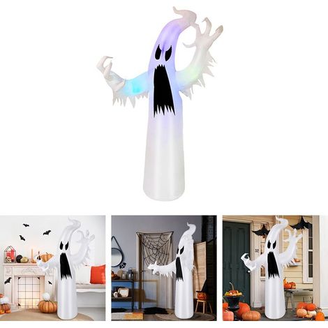 XUANYU Personnages Animes De Noel, Halloween Fantôme,Fantômes Suspendues avec Lumières LED pour la Décoration Extérieure (1/4)