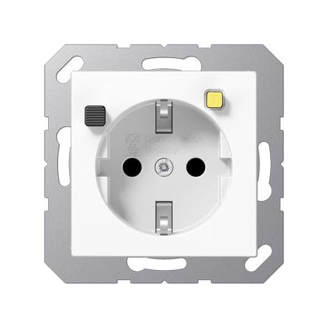 JUNG A 5520.30 WW presa energia Tipo F Bianco