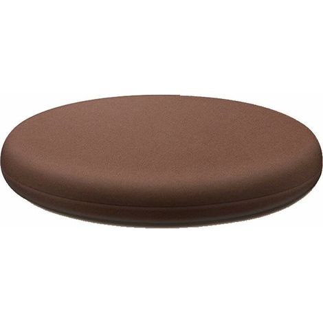 Galette de chaise ronde 40 cm – Coussin déhoussable en coton tricoté – Mousse à mémoire de forme 4 cm – Confort optimal pour salle à manger (1/5)