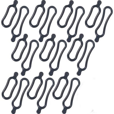 Bande Silicone Elastique Vélos Bande anneaux en caoutchouc extensibles Anneau en Caoutchouc de Vélo, 20 Pièces Bande Caoutchouc Elastique Vélos, Fixe Bande Silicone(10 pcs longues + 10 pcs courtes) (1/5)