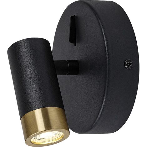 Applique industriale nero-oro LED 3W orientabile Rabalux (1/5)