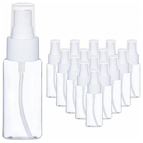 Sous-bouteille vaporisateur liquide en plastique transparent arrosoir sous-emballage petit vaporisateur 60 ml (20 pièces)