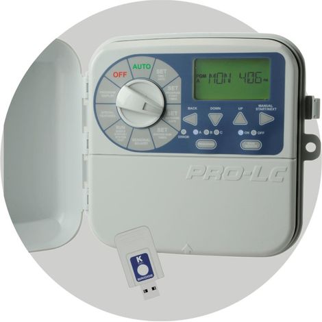 Programmateur d’Irrigation PRO-LC 12 Stations Extérieur avec Module Wi-Fi K-Rain Minuterie d’Irrigation Électrique pour Jardin