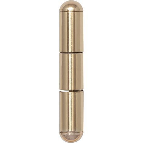 Aufsteckhülsen für Steckband (Türband) ø 18mm 3-teilig Abdeckung Messing poliert