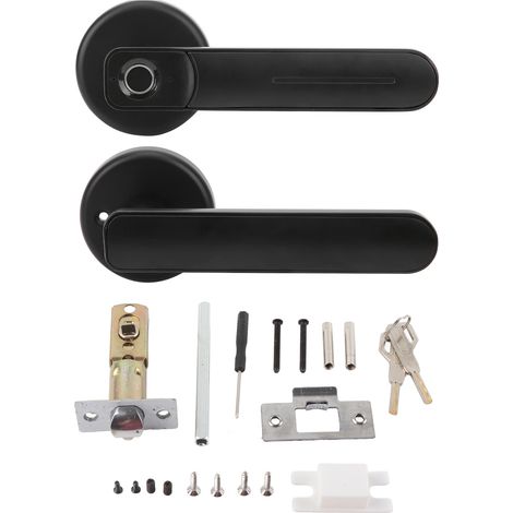 Ortviai Serrure Connectée à Empreinte Digitale Bio pour Maison avec Détecteur pour Rechargement USB (1/4)