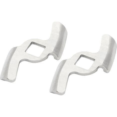 2 pièces lame de hachoir à viande 304 plaque de broyage en acier inoxydable accessoire de broyeur de nourriture pour broyeur de type 5 / B, outil de cuisson de cuisine (B Type Meat Grinder). (1/5)