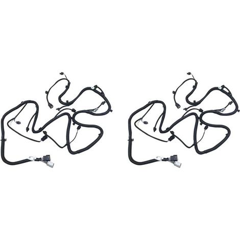 2X 1004420-04-T Arnés de cableado delantero para Model S 2016-2021 Arnés eléctrico con pasacables para parachoques delantero 100442004T