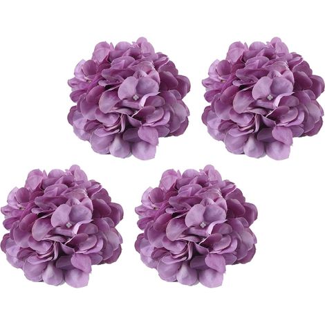 Lot de 4 embrasses de rideaux en corde avec fleurs artificielles pour chambre à coucher et salon (1/4)