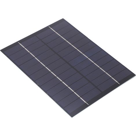 Mini panneau solaire 5,2 W 12 V, module solaire en silicium polycristallin à monter soi-même, sortie 5521DC (1/5)