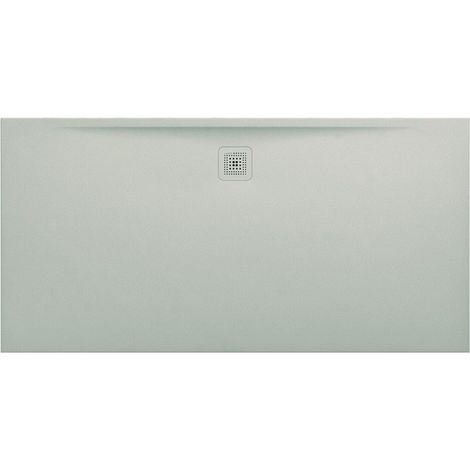 Receveur de douche LAUFEN PRO, rectangulaire, écoulement sur le côté long 1800 x 900 x 34 mm, gris clair LAUFEN