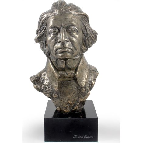 Buste d'Adam Mickiewicz en marbre, statuette d'une personnalité célèbre, objet de décoration pour bureaux, écoles et hôtels par Art-Dog (1/5)