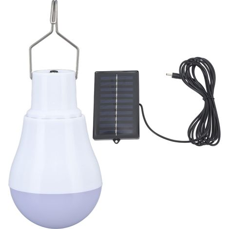 Ampoule de Panneau Solaire LED, Ampoule Solaire Rechargeable ABS pour Urgence (1/5)