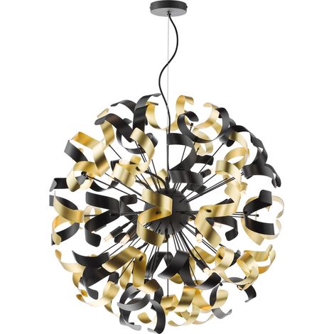 Dar Swash Suspension Swash noire avec rubans noirs et dorés (1/3)