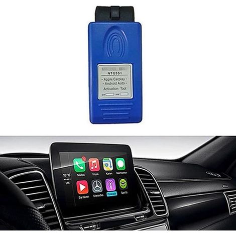 Outil d\'activation automatique Android Apple Carplay pour la voiture NTG5 S1 OBD 2 de Mercedes Benz
