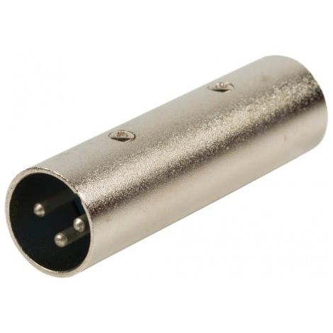 Goobay 27460 cambiador de género para cable XLR Plata (1/2)