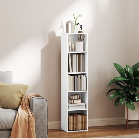 Mobile libreria 5 ripiani regolabili 133,5 cm OKMYHOME (1/5)