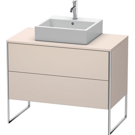 Duravit XSquare Meuble sous-vasque sur console au sol, 2 tiroirs,