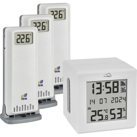 TFA Dostmann TFA.me Starter Set Termoigrometro senza fili Bianco 35.8113.02