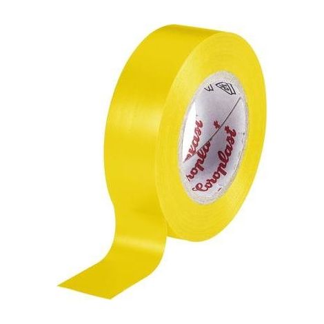Coroplast 302 Cinta aislante amarilla 10m x 15mm PVC