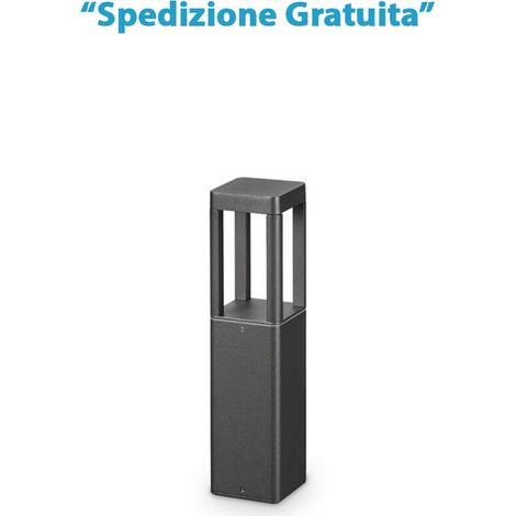 Piantana Moderna Tifone Alluminio Antracite Led 8,5W 3000K Luce Calda H35Cm (1/3)