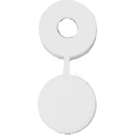 Cache-vis en plastique blanc n°10
