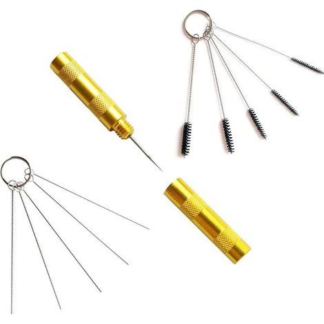 Airbrush-Reiniger, Spritzpistolen-Reinigungsset, Nadelbürsten-Reparaturwerkzeuge