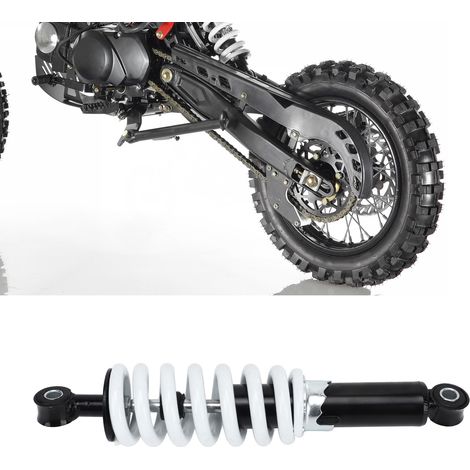 Amortisseurs à entraxe de 280 mm avec amortissement réglable sur 5 niveaux, ressorts d'amortisseurs haute performance de 10 mm de diamètre, adaptés aux motos tout-terrain, quads et karts de 50 à 150 c (1/5)