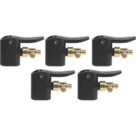 Ortviai Embout de gonflage pour pneus – 5 pièces en cuivre, compatible valves américaines, françaises et anglaises (1/5)
