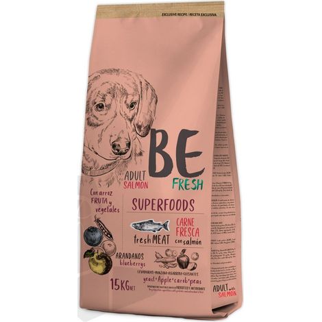 Be Fresh Adult Salmon - Comida para Perros Adultos de Salmón - 15 Kg