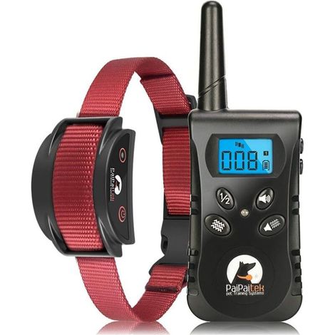 Collier dressage chien - Dressage longue portée - Extérieur - 5-15lb, rechargeable, 1600 pieds - Propriétaires de chiens petit/moyen (1/4)
