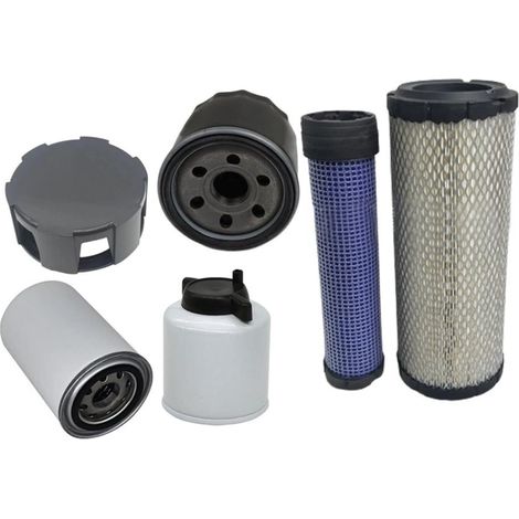 Kit filtres (carburant/huile/hydraulique) 7324339 compatible pelles Bobcat.