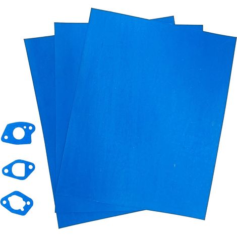 Lot de 3 joints d'étanchéité sans amiante - Papier d'étanchéité - Feuilles de papier - Haute température - Pour essence, diesel, huile, petits moteurs, bricolage (1/5)