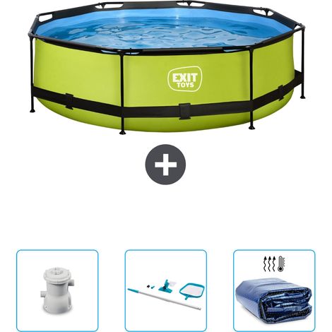 Exit Pool Rund - 300x76 cm - 4-teilig SCB93 (1/4)