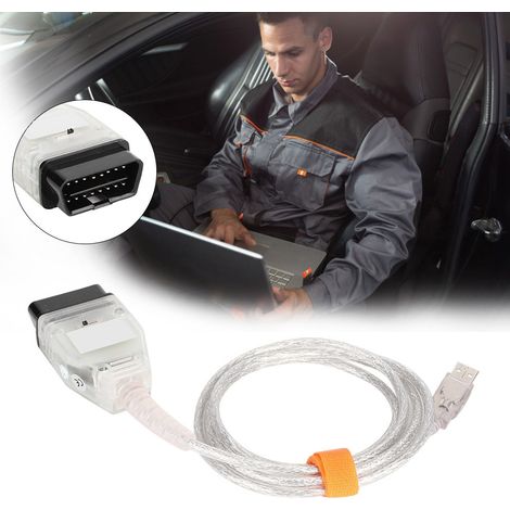 Câble de test de diagnostic automobile INPA K+DCAN avec puce FT232 et interrupteur (1/5)