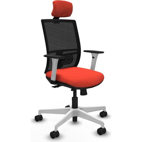 Sedia da ufficio piqueras y crespo Yunquera bianco schiuma comoda (1/2)