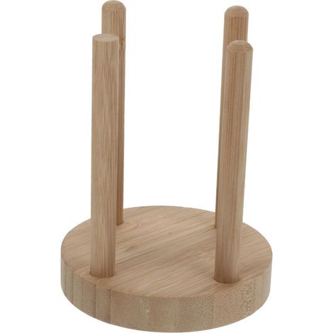 Porte-gobelets Jetable Bois Support De Rangement pour Gobelets Papier Organisateur Simple (1/5)
