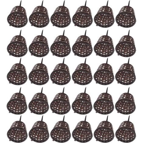 BUNTHAUS Outil De Bonsaï avec Couvercle, Bonsaï avec Couvercle Boîte D'engrais, 30 pcs Boîte Engrais Organique Epandeur Plastique pour Panier Rangement pour Plantes en Pot (1/4)