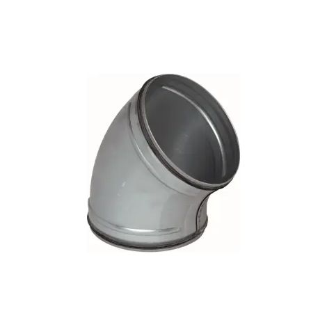Coude 45° galva diamètre 160 mm - C 45° 160 + joints ALDES - 11098123 Coude 45° galva diamètre 160 mm