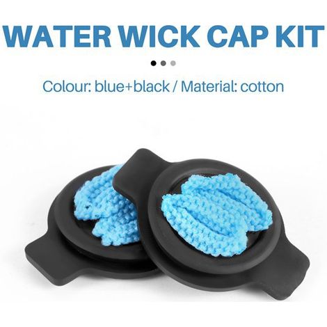 Packung mit 5 blauen und schwarzen Baumwolltüchern zur Reinigung des Wassertanks des iRobot 380t Mint 5200