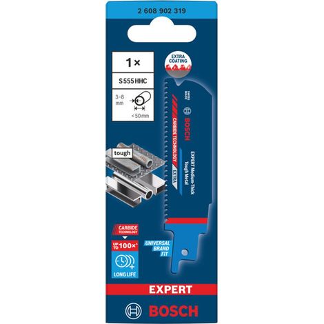 Bosch EXPERT Säbelsägeblatt Medium-Thick Tough Metal S555HHC