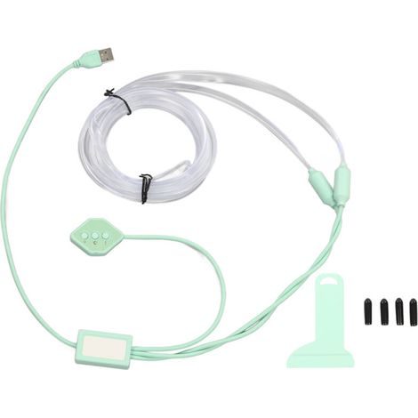 Bande lumineuse LED pour intérieur de voiture, 12V, contrle par application, son actif, rvb, 64 couleurs, lumière ambiante pour camions suv (1/4)