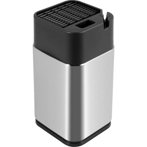 Universel Bloc Couteaux Cuisine avec Aiguiseur de Couteaux, Knife Holder Capacité maximale für bis zu 13 Couteaux et une Paire de Ciseaux, Fond Antidérapant et Respirant (1/5)