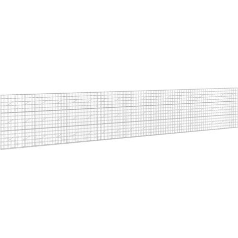 Gabione mit 3,5 mm Draht und 10x10 cm Maschen 900x10x150 cm vidaXL