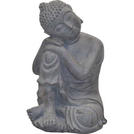 Estatua de Buda Sentado – Elegancia Zen para tu decoración altura 48 cm DEC050012