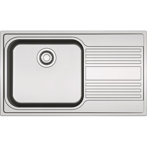 Franke RPX 611-86 LB. Tipo di lavello: Lavello ad incasso, Forma del lavandino: Rettangolare, Materiale del lavandino: Acciaio inox. Larghezza: 860 mm, Profondità: 500 mm, Larghezza ... - 101.0358.061 (1/2)