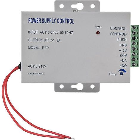 Système de contrôle d'accès K80 : alimentation miniature 12 V CC 3 A / alimentation pour serrure électrique (1/5)