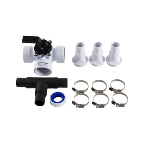 Steinbach Kit By-Pass avec Vanne 3 Voies, Raccord Ø 32/38 mm, Piscine Solaire Pompe à Chaleur, 060045 (1/5)